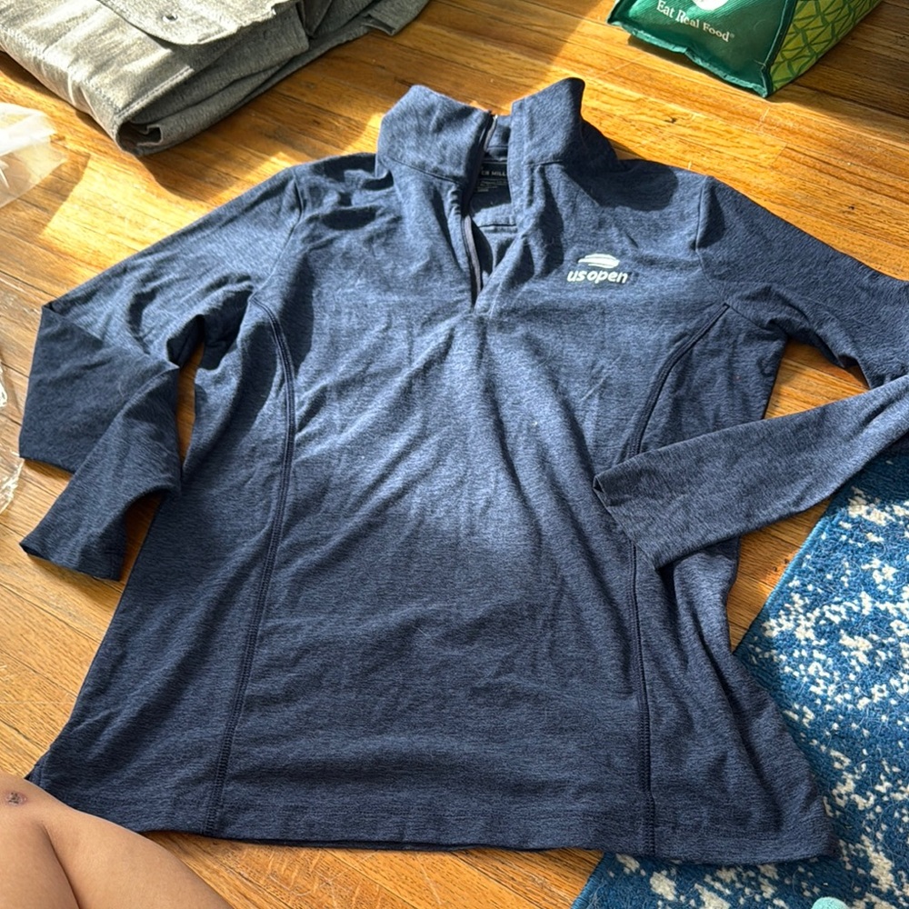 US Open Blue Women's 1/4 zip